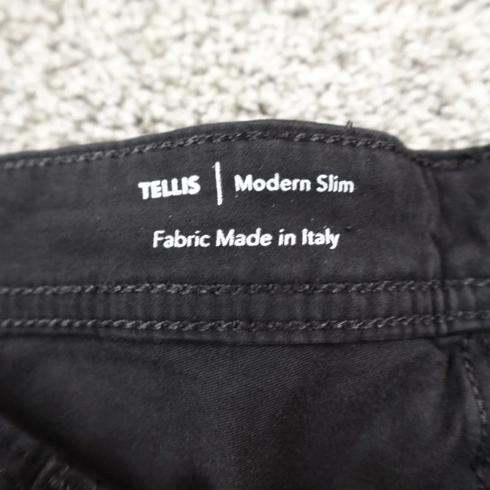 NEW AG Adriano Goldschmied‎ Jeans Mens 34X34 Black Tellis Modern Slim Stretch